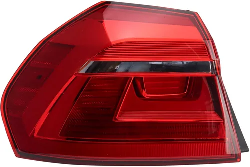 Vista 164 de Ensamble de luz trasera exterior TRQ para lado del conductor izquierdo trasero. Compatible con Toyota Corolla XLE 2020, 2021, 2022 y Toyota Corolla