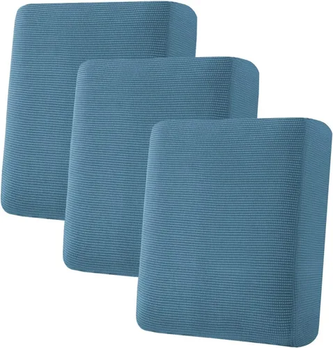 Vista 334 de H.VERSAILTEX Fundas de Cojín de Asiento Individuales Super Elásticas Fundas de Sofá Fundas de Cojín de Sofá Fundas Deslizables Juegos Tela de Sarga