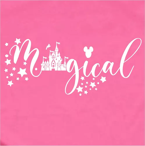 Vista 3 de Camiseta mágica de parque temático para vacaciones familiares, camiseta unisex de Disneyworld para adultos