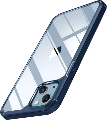 Vista 17 de TENDLIN Funda magnética compatible con iPhone 14 Pro [compatible con MagSafe] funda protectora suave transparente de parte trasera dura (morado)