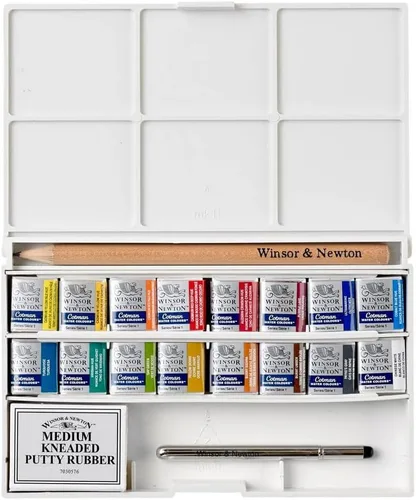 Vista 23 de Windsor & Newton - Cotman - Juego de acuarelas con 6 tubos de 0.3 onzas líquidas