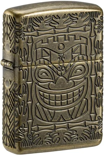 Vista 27 de Zippo - Encendedor de bolsillo cruzado Armadura San Benito Latón