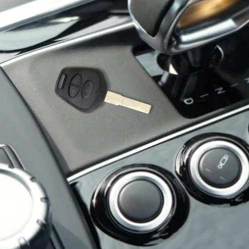 Vista 4 de uxcell Nuevo 3 botones sin cortar insertar llavero control remoto caso Shell reemplazo para Porsche Cayenne 911 996 Boxster S 986