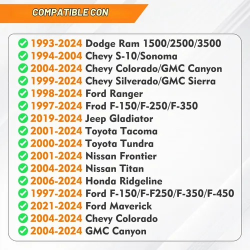 Vista 3 de SYHVU Sistema universal de bastidor de carga para caja de camioneta, resistente para camioneta, apto para Dodge Ram/Ford