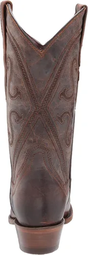 Vista 3 de Soto Boots Botas vaqueras de cuero Cheyenne para mujer, botas vaqueras de cuero genuino, botas de vaquero hechas a mano para mujer M50041