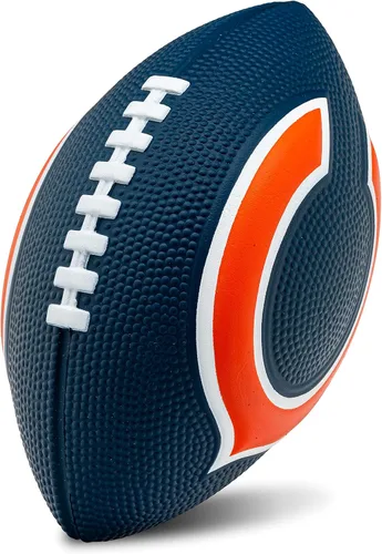 Vista 12 de Franklin Sports NFL - Fútbol americano de espuma para niños, pelota suave de tamaño junior de 8.5 pulgadas con logotipos 3D, perfecta para el día