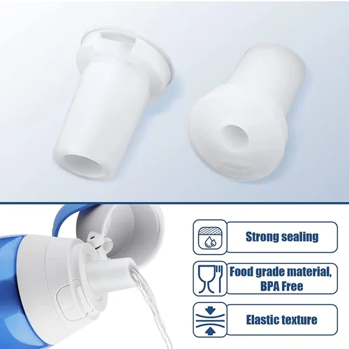 Vista 3 de Válvula de mordida de botella de repuesto de silicona para botella de agua para ajuste perfecto, filtro Brita, filtro de botella de agua Brita