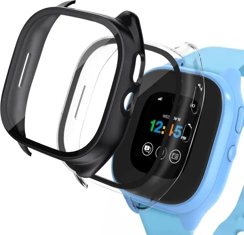 Vista 14 de Kuaguozhe Paquete de 2 fundas compatibles con Gizmo Watch 2, protector de pantalla para niños (paquete de 2), funda protectora general