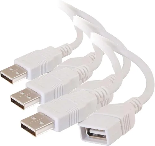 Vista 15 de C2G Cable de extensión USB largo, Cable USB, Cable USB A a A, Negro, 16 pies (4.87 metros), Cables to Go 39010