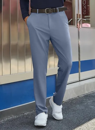 Vista 4 de JMIERR Pantalones de golf para hombre, elásticos, ajustados, para correr, viajes, trabajo, pantalones de vestir chinos para hombre