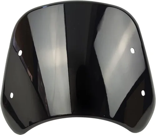 Vista 2 de Parabrisas Universal para Motocicleta Deflector de Viento Parabrisas Pantalla Frontal con Soporte para Motocicleta Faro LED de 5"-7" Pantalla