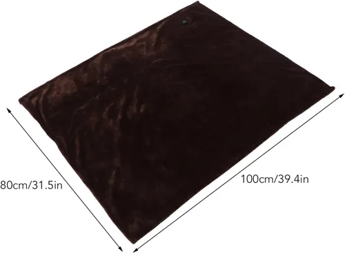 Vista 5 de Manta eléctrica tamaño matrimonial – Calentador de cama con 3 calor y franela suave lavable de alta calidad, apagado automático, sobrecalor