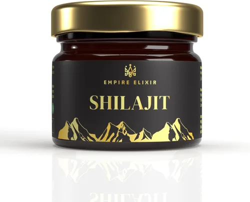 Vista 6 de Shilajit - Tarro de resina pura del Himalaya de 0.71 onzas – por Empire Elixir de alta potencia de grado dorado para hombres y mujeres Suplemento