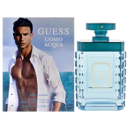 Vista 11 de Guess Uomo Acqua Eau de Toilette Colonia Spray para hombre, 1.0 onzas líquidas