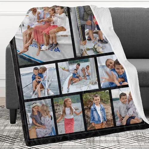 Vista 68 de Manta personalizada con imagen, mantas personalizadas para adultos y niños, manta de fotos personalizable, mantas personalizadas como regalo