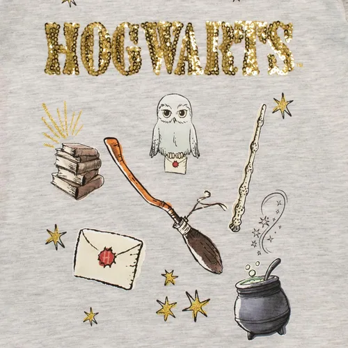 Vista 3 de Harry Potter Camiseta de manga larga Hogwarts para niñas