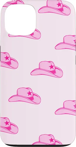 Vista 7 de Funda con estampado de sombrero de vaquero rosa para iPhone 13 Pro Max