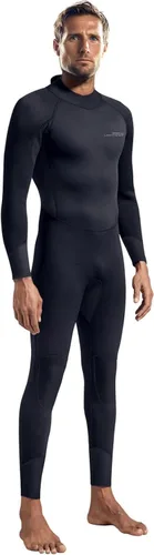 Vista 15 de Dark Lightning Trajes de neopreno para hombres y mujeres, traje de neopreno para hombres/mujeres para aguas frías, traje de neopreno de 3/2 mm