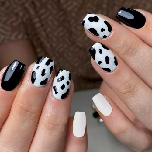 Vista 2 de BABALAL Uñas con diseño, de uñas con pegamento para mujeres y niñas