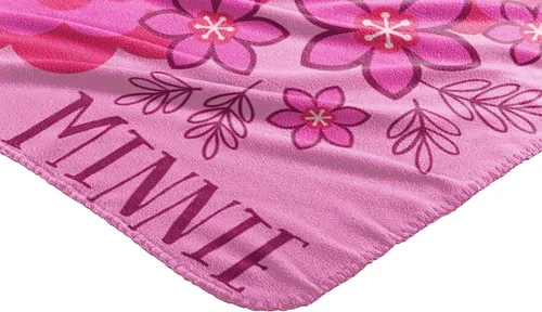 Vista 5 de Northwest Manta de forro polar de Minnie Mouse, 45" x 60", So Many Bows