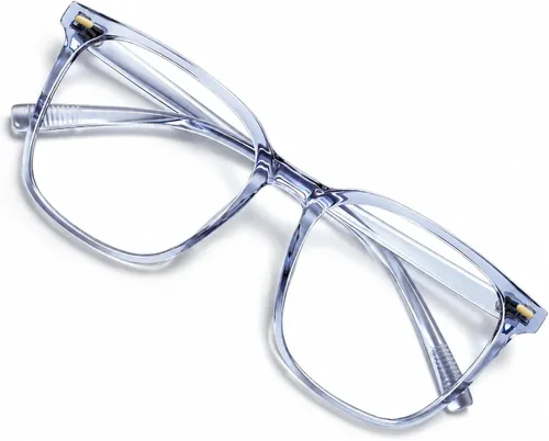 Vista 14 de Gafas cuadradas de gran tamaño con bloqueo de luz azul para mujeres y hombres, antifatiga para monitor de computadora, reducen la fatiga ocular