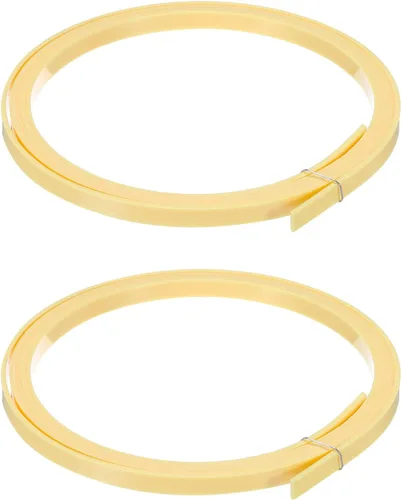 Vista 7 de MECCANIXITY Banda decorativa de plástico para guitarras 1650x1x0.5mm para guitarras acústicas y clásicas, negras, pack de 2 Negro