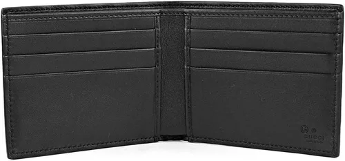 Vista 3 de GUCCI Microguccissima Cartera de piel color negro 260987