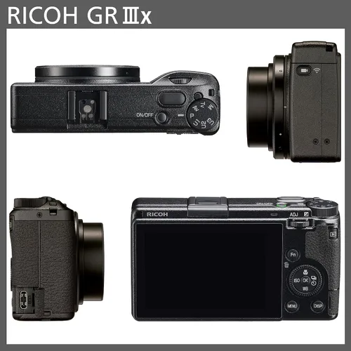 Vista 9 de Ricoh GR IIIx, Negro, Cámara digital compacta con sensor CMOS de tamaño APS-C de 24MP, lente GR de 40mmF2.8 (en formato de 35mm)