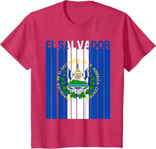Vista 7 de Camiseta con la bandera de El Salvador