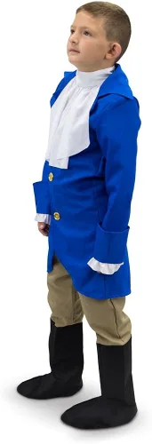 Vista 3 de Disfraz infantil del Presidente George Washington, disfraz de Halloween Hamilton