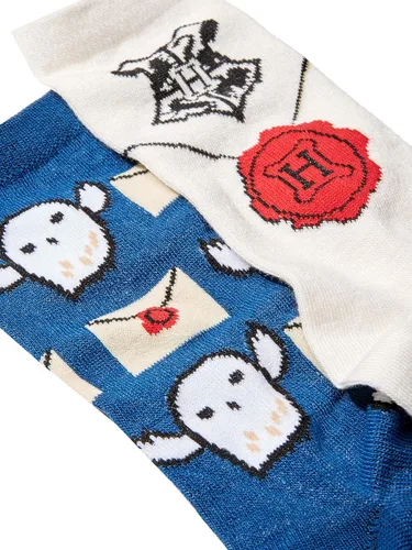 Vista 3 de Harry Potter Hedwig Letter to Hogwarts - Calcetines para mujer (2 pares)