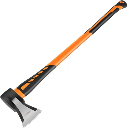 Vista 8 de Mazo Divisor de Madera de 15" - 2.5 lb. Mazo Divisor, Hacha de Campamento para Leña, Mango Antideslizante que Absorbe Impactos - Hacha Divisora