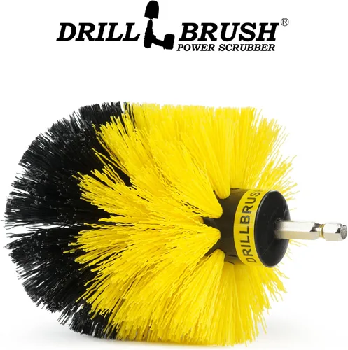 Vista 9 de Drill Brush Fregador eléctrico para taladro inalámbrico Multiuso Medio amarillo