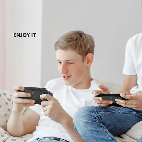 Vista 6 de FIWWAT Switch Lite - Funda protectora para Nintendo Switch Lite, compatible con Nintendo Lite, protector de pantalla, funda de agarre de mano