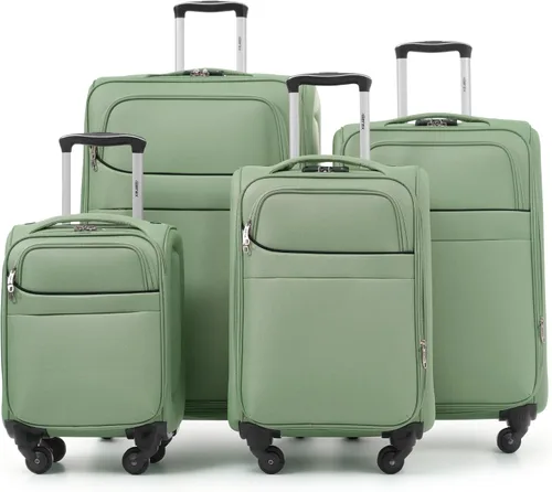 Vista 49 de Merax Equipaje Sets 2 piezas Hardshell 20&28 IN Maleta Set con bolsa de lona