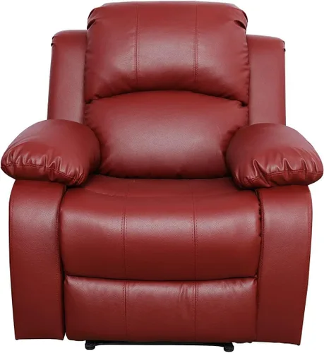 Vista 17 de Juego de muebles de cuero sintético para sala de estar, juego de sofá reclinable, sofá de dos plazas, juegos de muebles para sala de estar, sofá