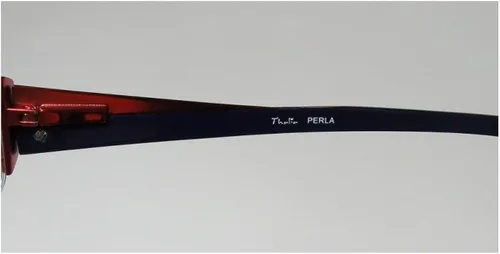 Vista 7 de Thalia Perla - Bisagras flexibles de medio borde para mujer, diseño de vanguardia, lentes auténticos