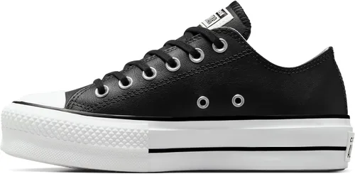 Vista 4 de Converse Chuck Taylor All Star Lift Platform - Tenis bajos de cuero para mujer