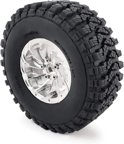 Vista 7 de 4pcs 2.2'' neumáticos de goma con espuma para 1/10 RC Axial Wraith 90048 RR10 Neumáticos OD 4.921 in, Pieza de actualización RC Crawler