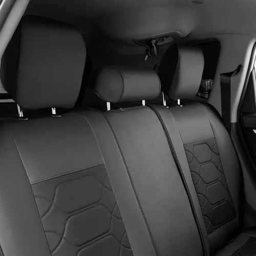 Vista 7 de OASIS AUTO Fundas de asiento con ajuste personalizado para Honda CRV 2017-2025, protector de asiento de cuero sintético impermeable y duradero