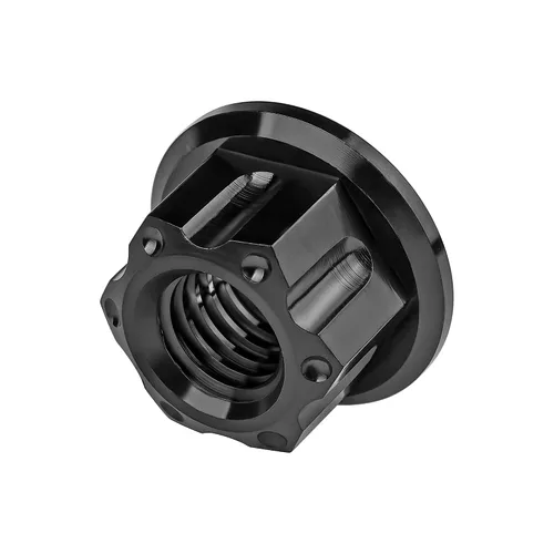 Vista 4 de Tuerca de perno de brida de titanio M6 M8 M10 M12 M14 M16 para bicicleta, motocicleta, eje trasero de automóvil, accesorios de modificación