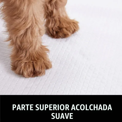 Vista 8 de Almohadillas desechables para cachorros Gorilla Guard, 150 unidades de 28x34 pulgadas, almohadillas de 5 capas para orina de perros, almohadilla