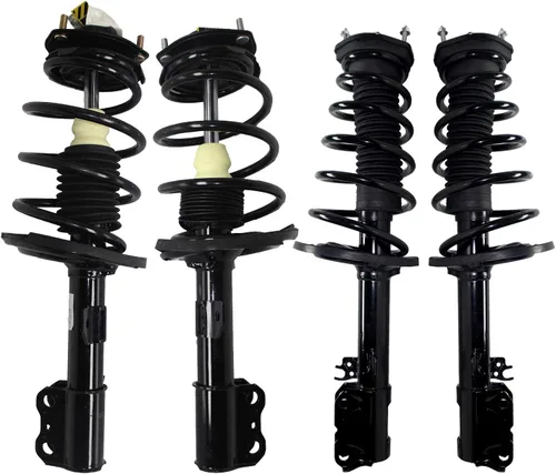 Vista 27 de Detroit Axle - 4 piezas de soportes para Toyota 2004 2005 2006 2007 2008 2009 Prius, soportes delanteros y traseros con resortes helicoidales