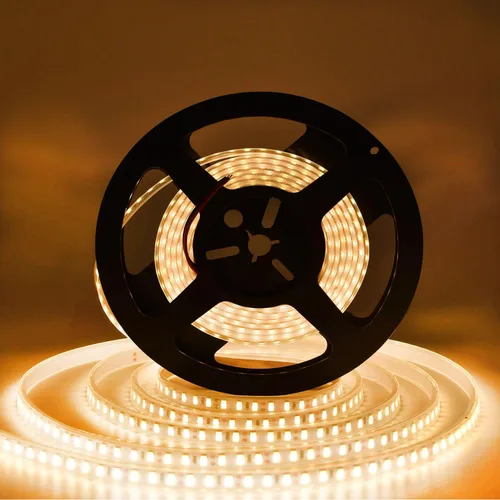 Vista 13 de Tira de luces LED, DC12V 5m/16.4ft regulable SMD 5730 (5630 actualizado) Super brillante 600LEDs 28000LM tira de luces LED no impermeable, 2 veces