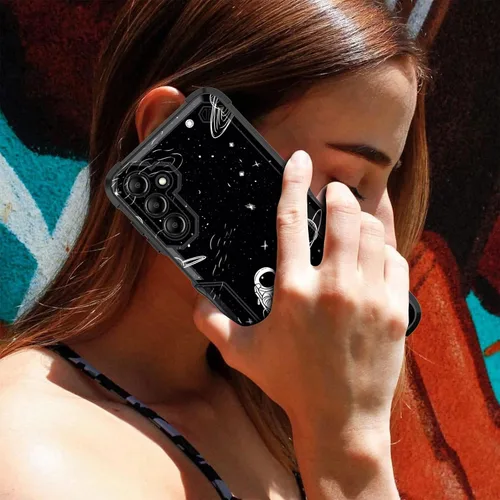 Vista 7 de Funda para Galaxy A14 5G, [Doble Capa][Protección contra Caídas de Grado Militar de 10 Pies] [Antideslizante] Funda Resistente a Prueba de Golpes