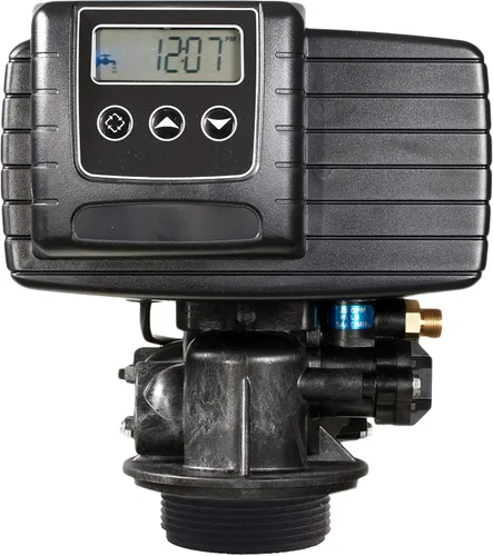 Vista 3 de AFWFilters 5600sxt Ablandador de agua de grano medido bajo demanda de 48,000 granos con tanque de salmuera, derivación y adaptadores de 1