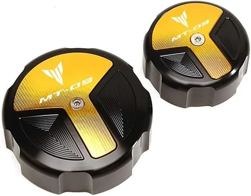 Vista 4 de QQLADY Z para Yamaha MT09 MT-09 SP 2021-2022 Cubierta principal del depósito del cilindro de líquido delantero y trasero de la motocicleta X