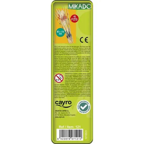 Vista 3 de Juego de Mesa Cayro Mikado 41 Piezas