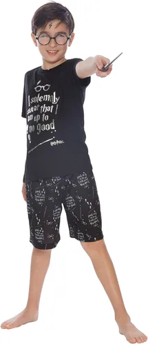 Vista 2 de Harry Potter Intimo - Conjunto de pijama de manga corta para niños grandes