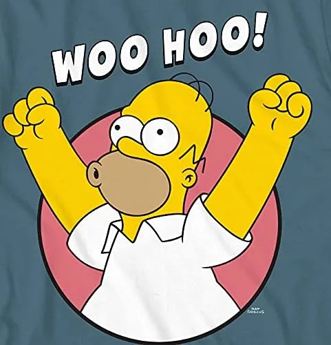 Vista 2 de The Simpsons Homer Woo Hoo! - Camiseta para hombre